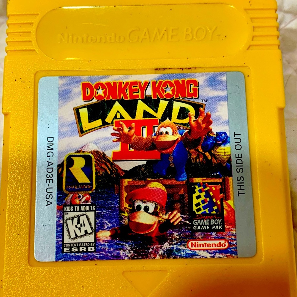 1997 Gameboy Working Donkey Kong Land III
